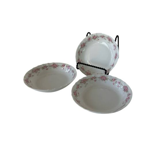 Theodore Haviland Limoges, dessert sauce berry bowls set of 3 - Picture 2 of 7